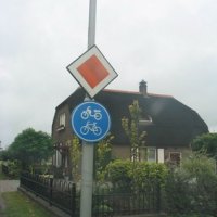 Verkeerde borden volgorde